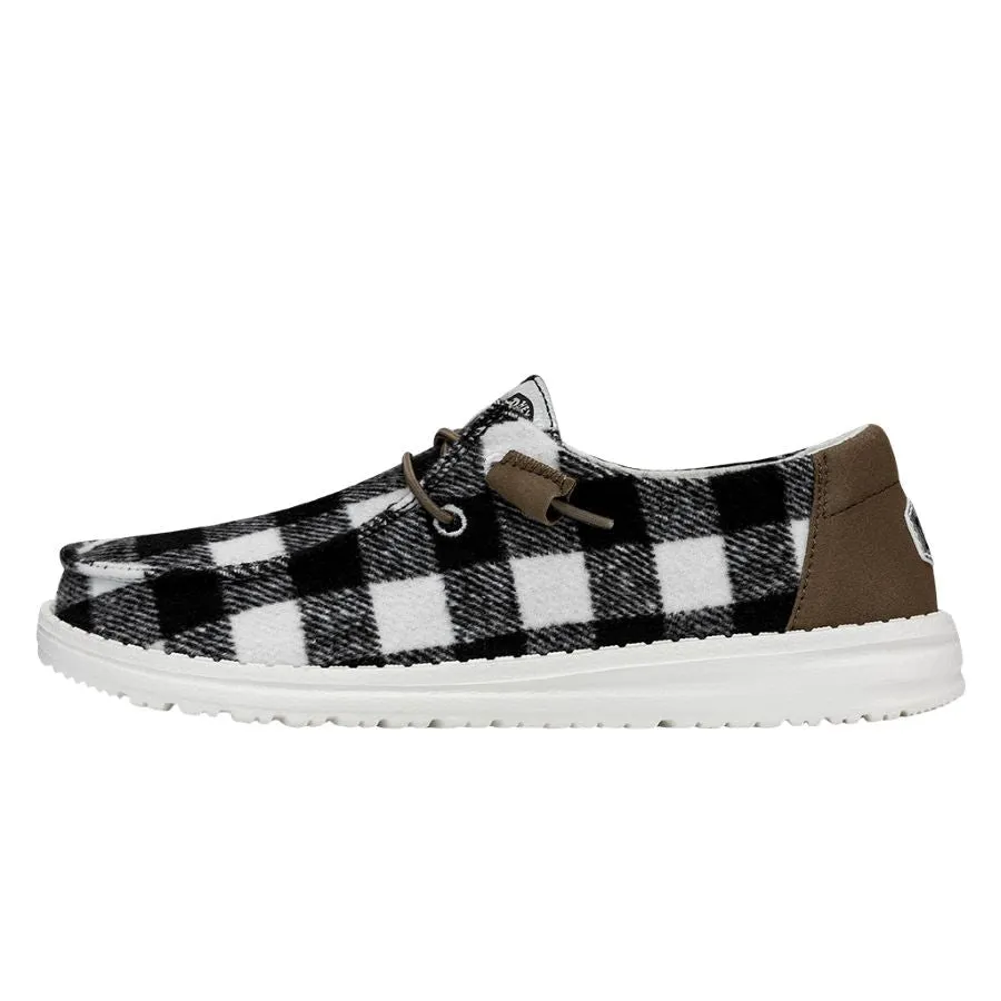 Frost Safe Wendy Buffalo Plaid - White and Black Plaid