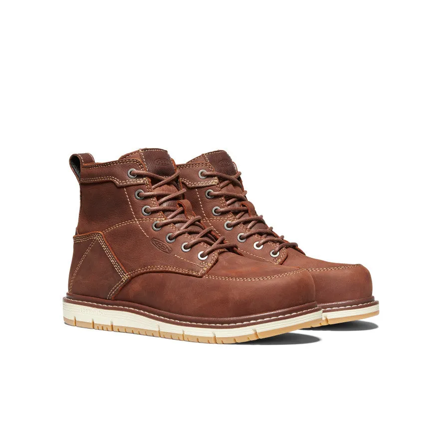 Comfortable elasticity Instant Footwear Women's San Jose 6" Boot (Aluminum Toe)  |  Gingerbread/Gum