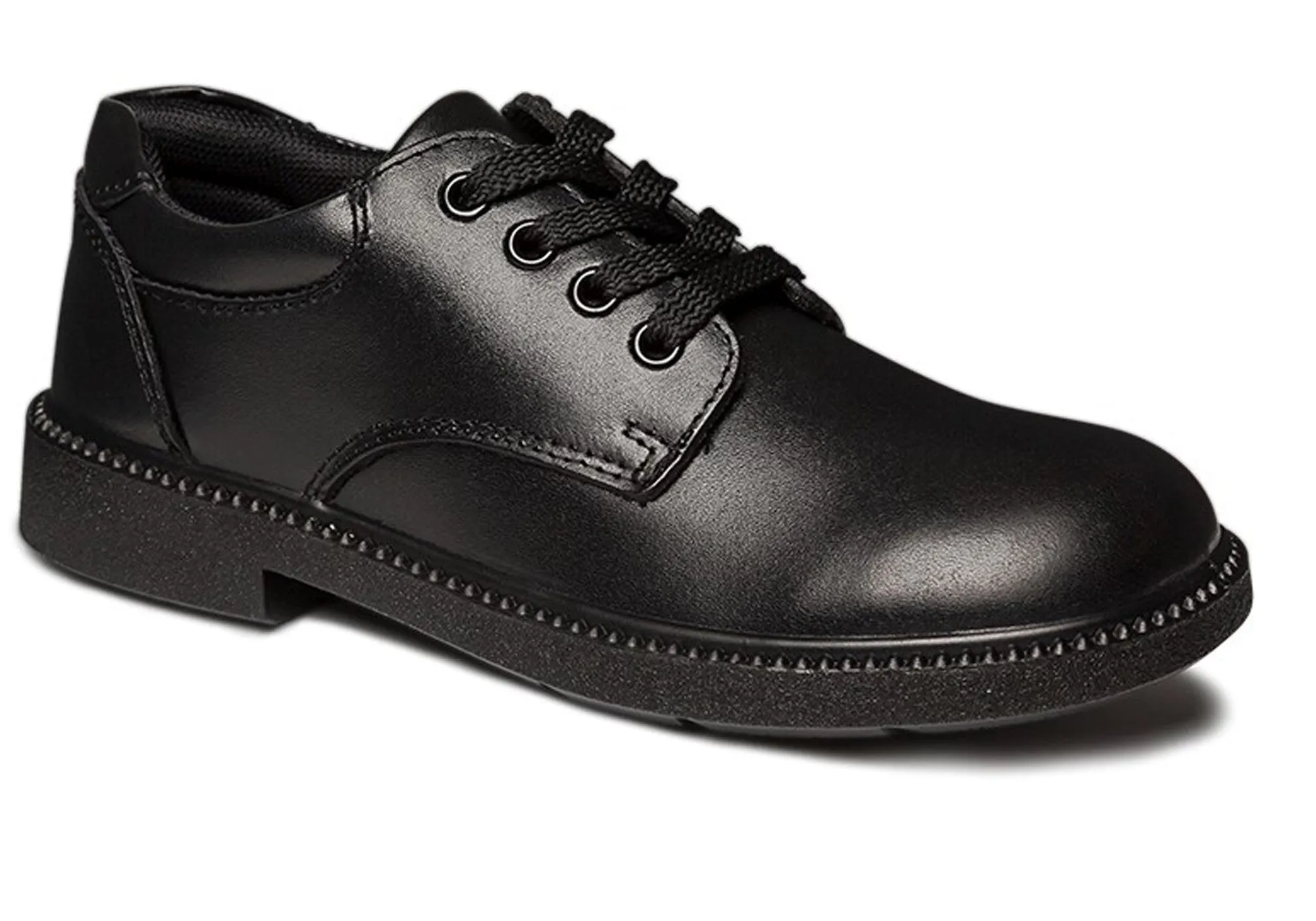 Clarks Reward Kids Black Leather School Shoes Kids' casual shoes