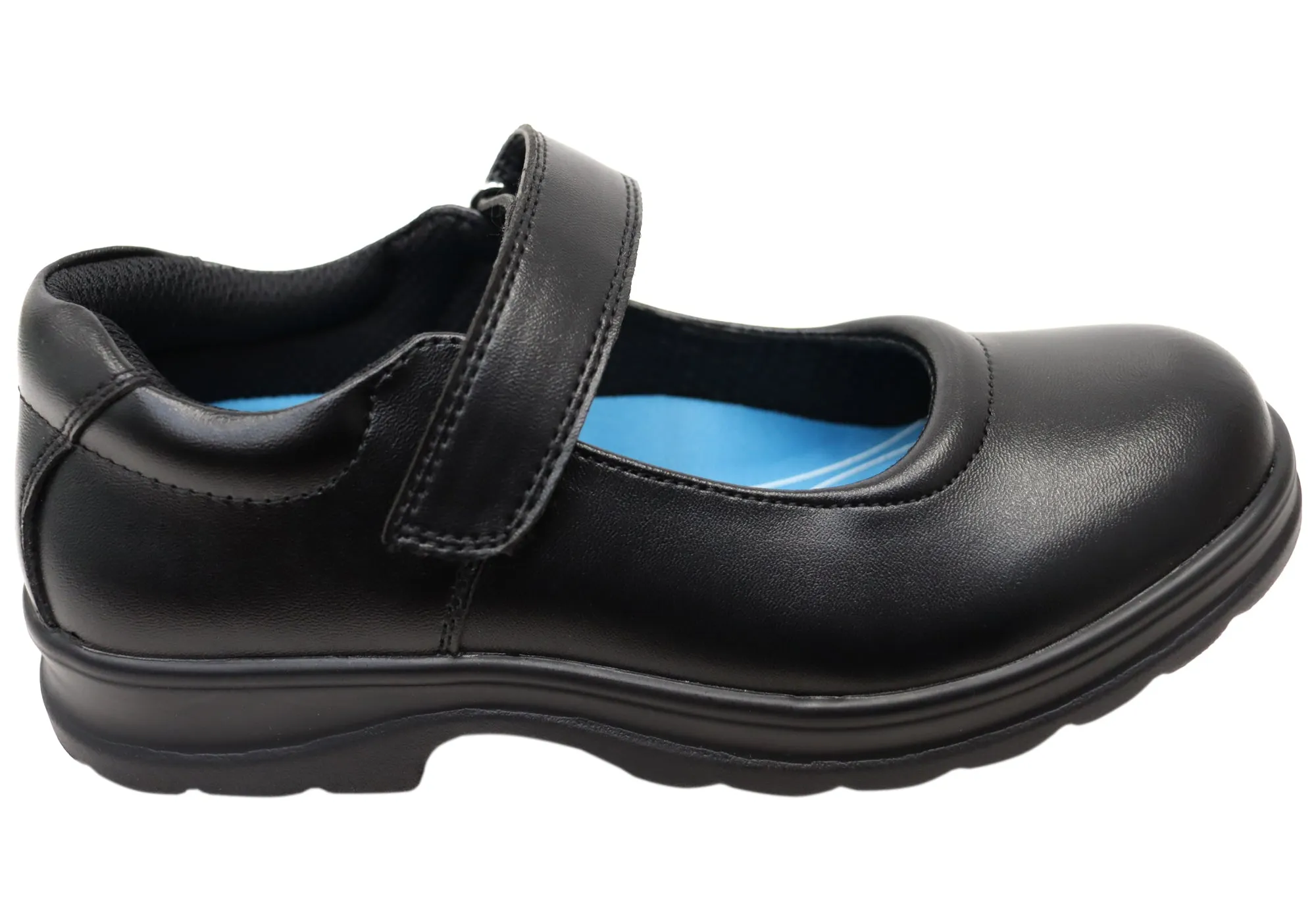 Sporty kids' attire Playtime essentials Grosby Ella Jnr 2 Kids Girls Leather Mary Jane School Shoes