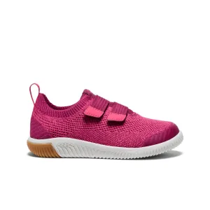 Little Kids' KNX Knit Double Strap  |  Beaujolais/Raspberry Casual kids' wear Girls' specific shoes