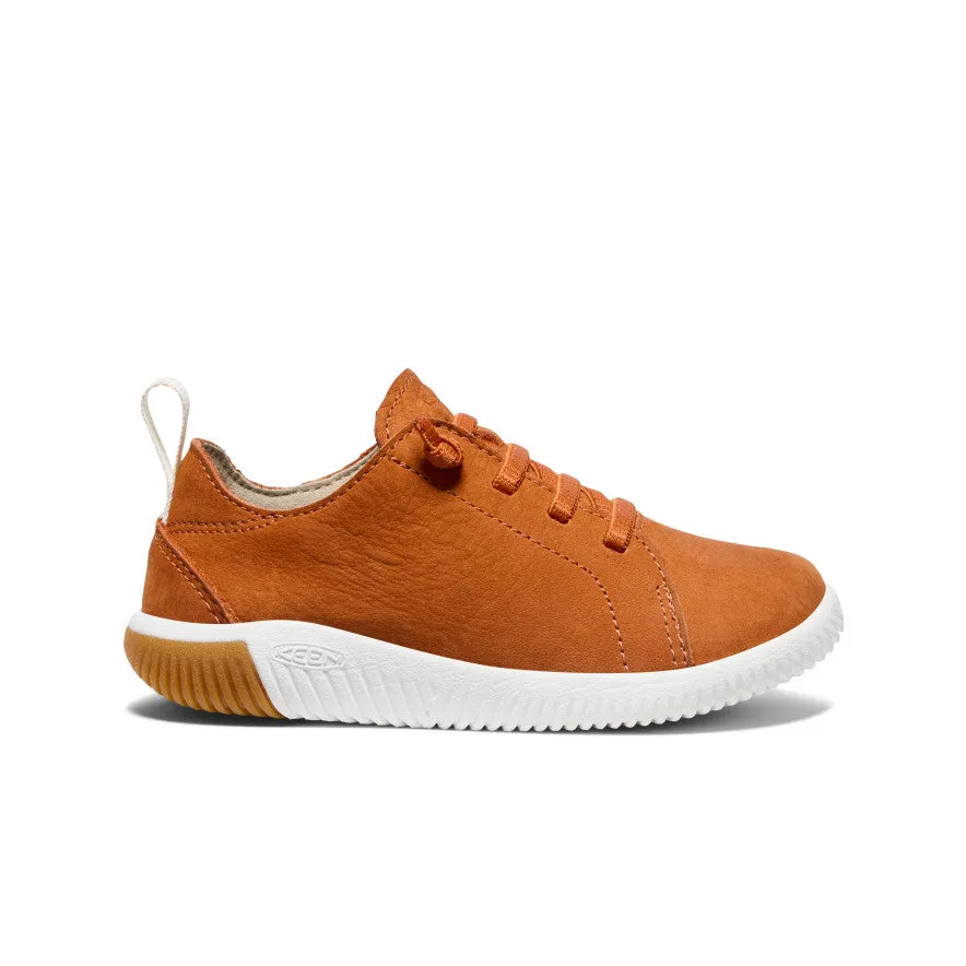 Little Kids' KNX Leather Sneaker  |  Gold Flame/Star White Easy to Wear
