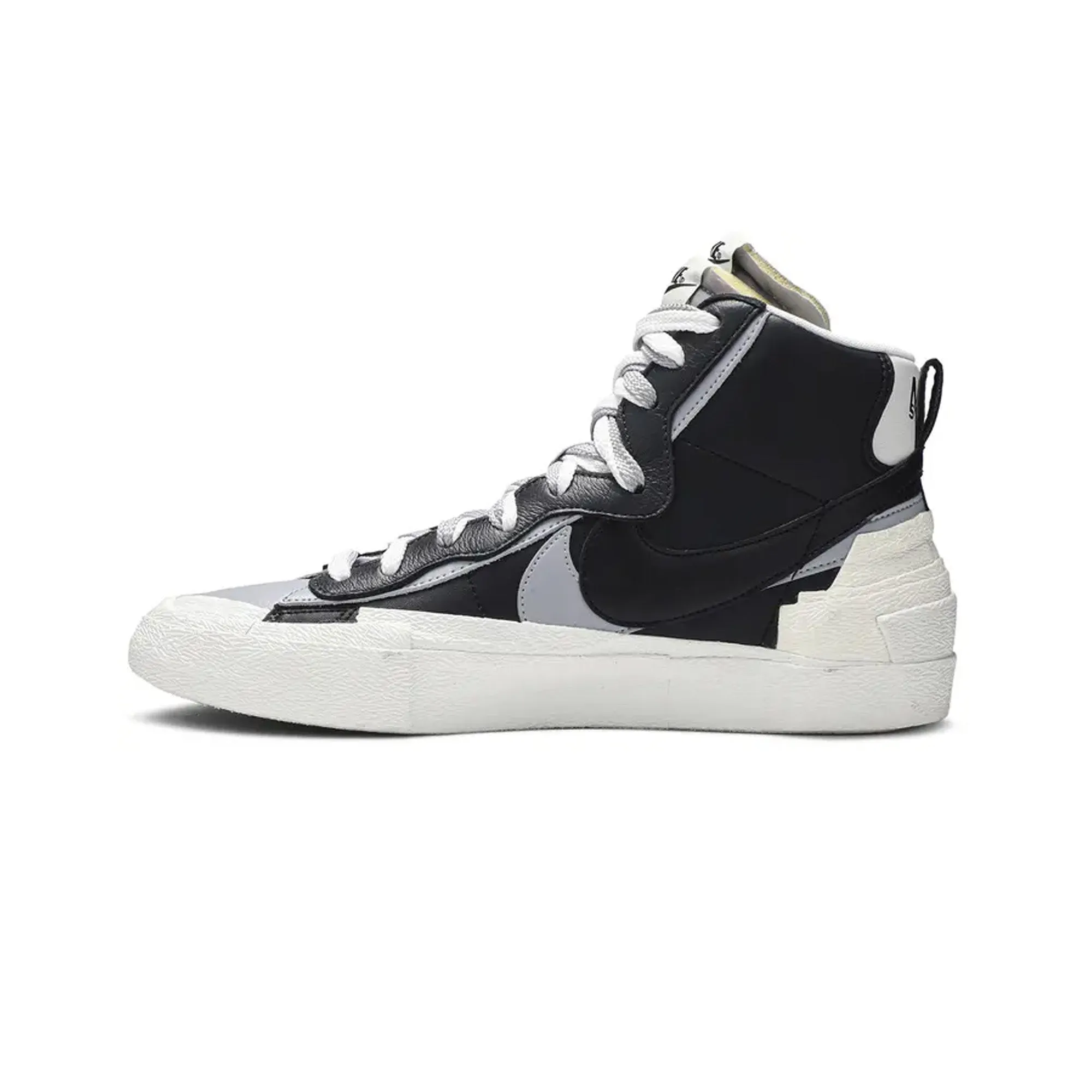 Nike Blazer Mid x Sacai 'Black Grey' Quick Flex Mesh Upper
