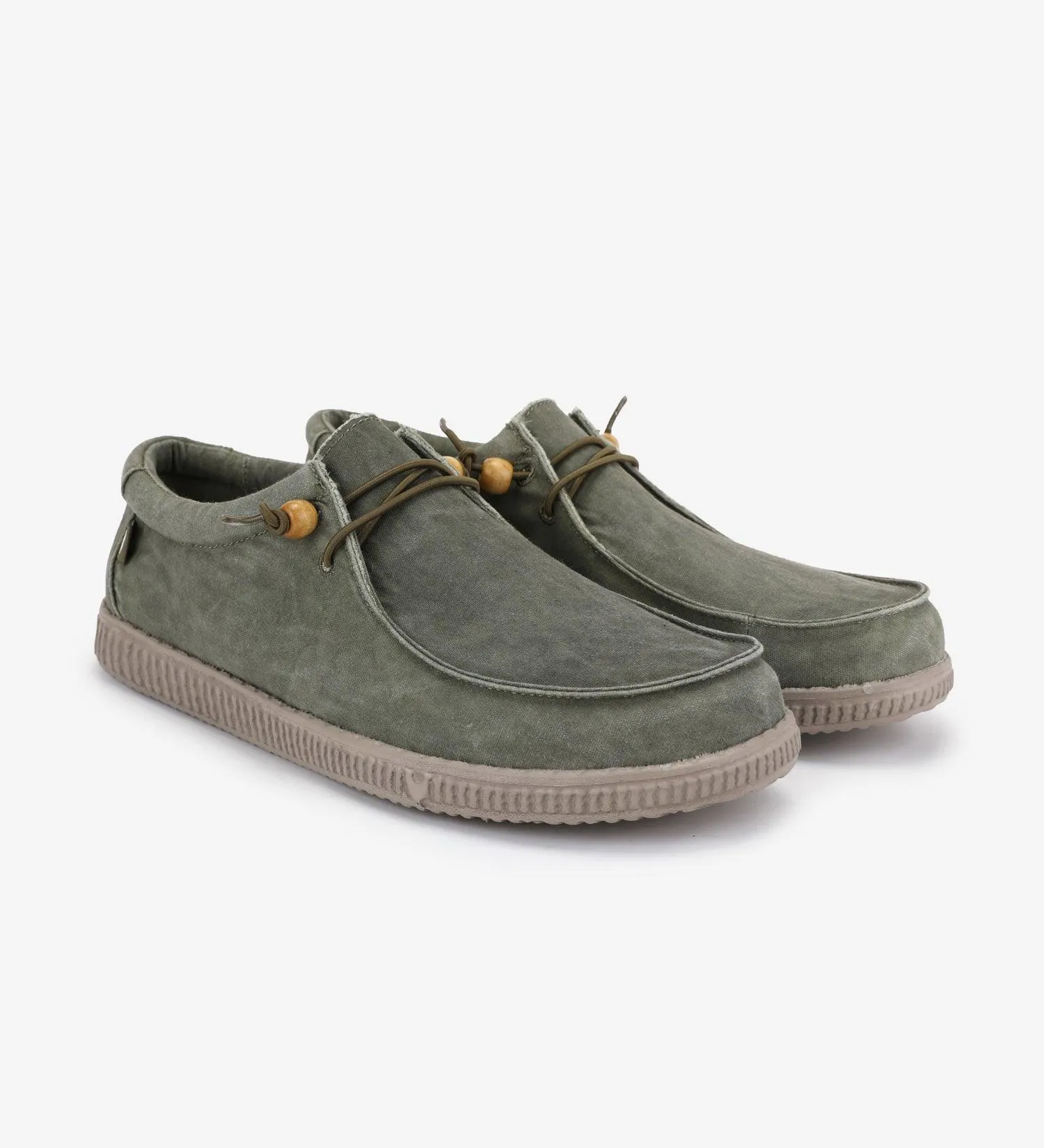 Wide Fit Option WP150 Wallabi Washed Shoes Premium Mesh Fabric