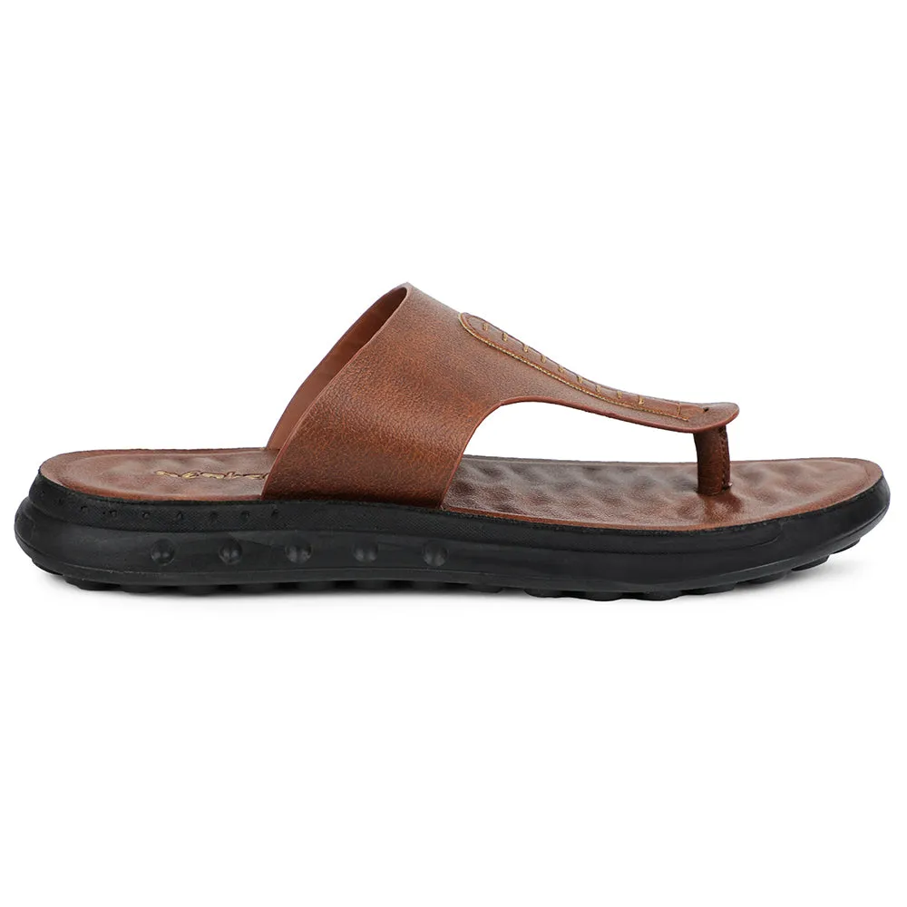 Healers Tan Casual Slipper For Men GHD-82 By Liberty Modern Line