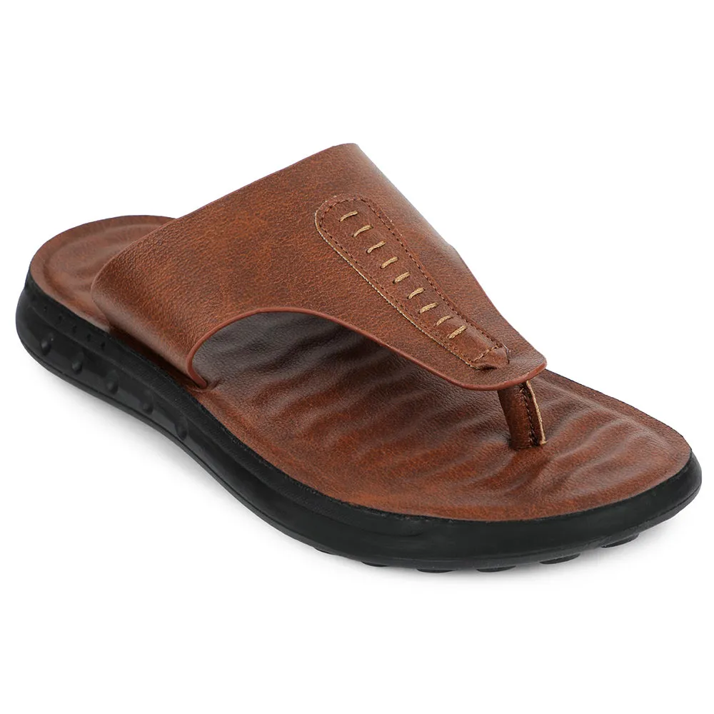 Meta Move Healers Tan Casual Slipper For Men GHD-82 By Liberty
