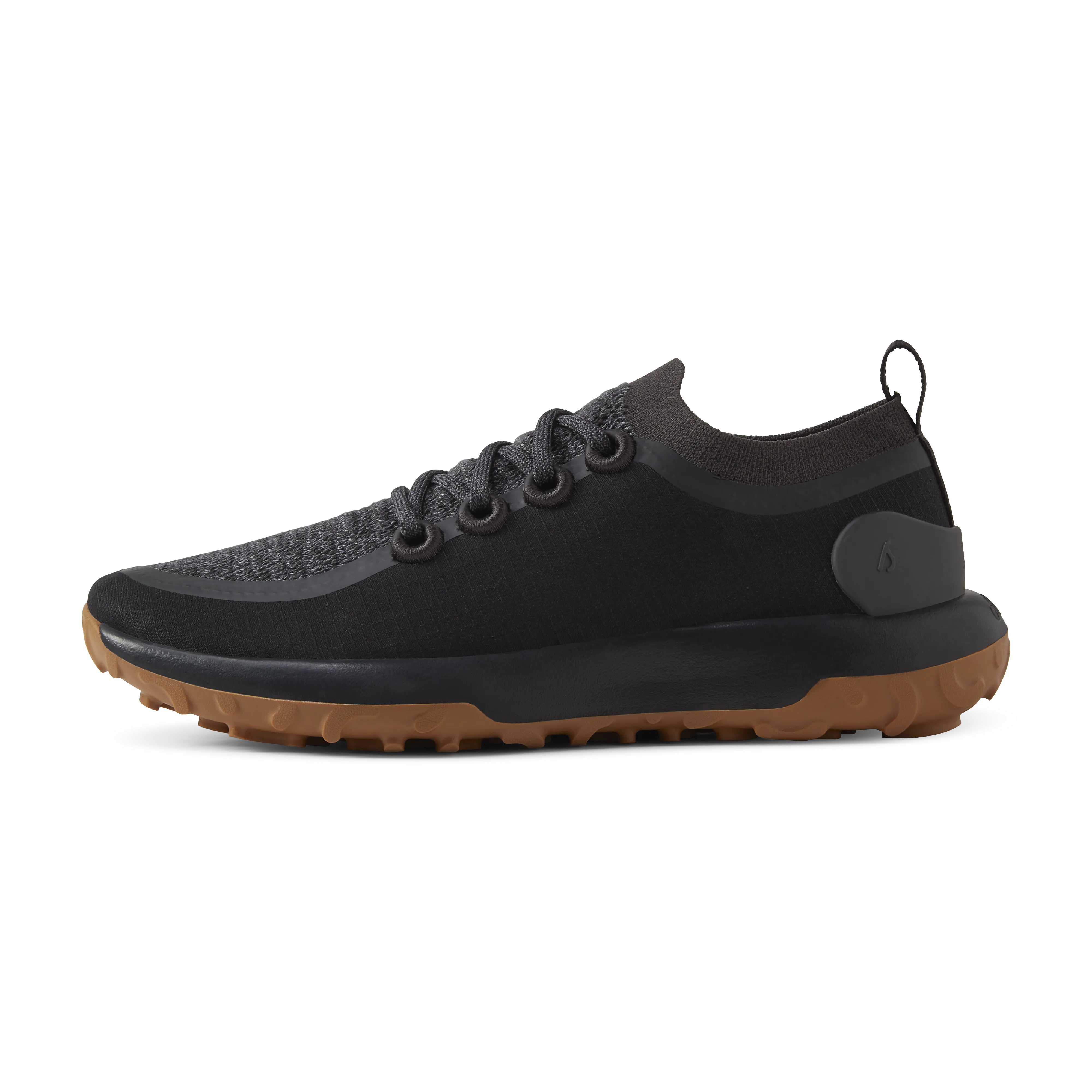 Effortless Wear Women's Trail Runner - Natural Black (Rugged Khaki Sole)