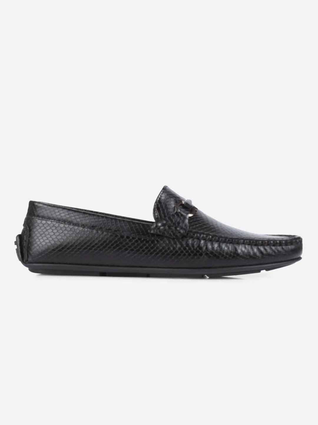 Men's Black Moc Toe Buckle Loafer (IX4114) Valley Run All Terrain Health Focused