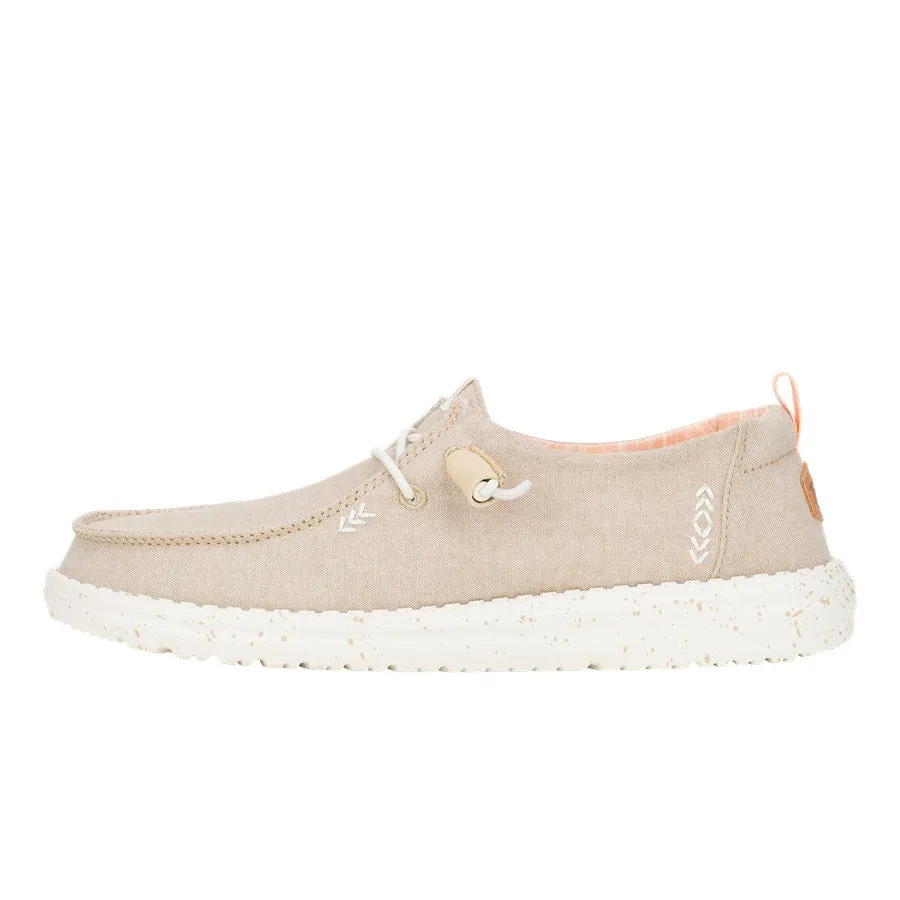 Wendy Chambray - Tan Leather