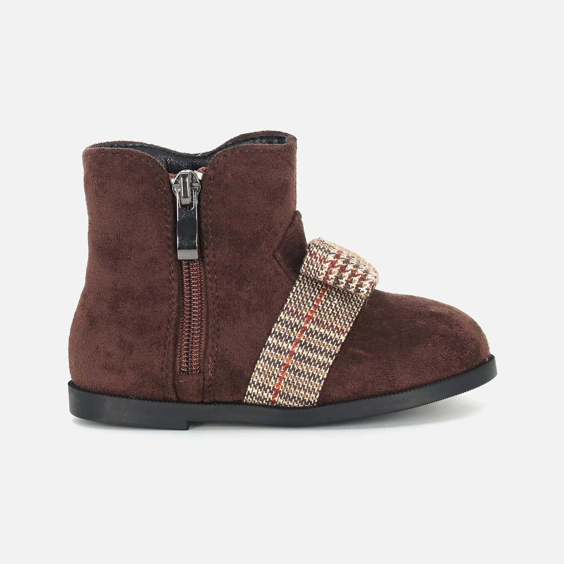 Soft Cushioning Urban Bold GIRLS CASUAL ZIPPER BOOTS