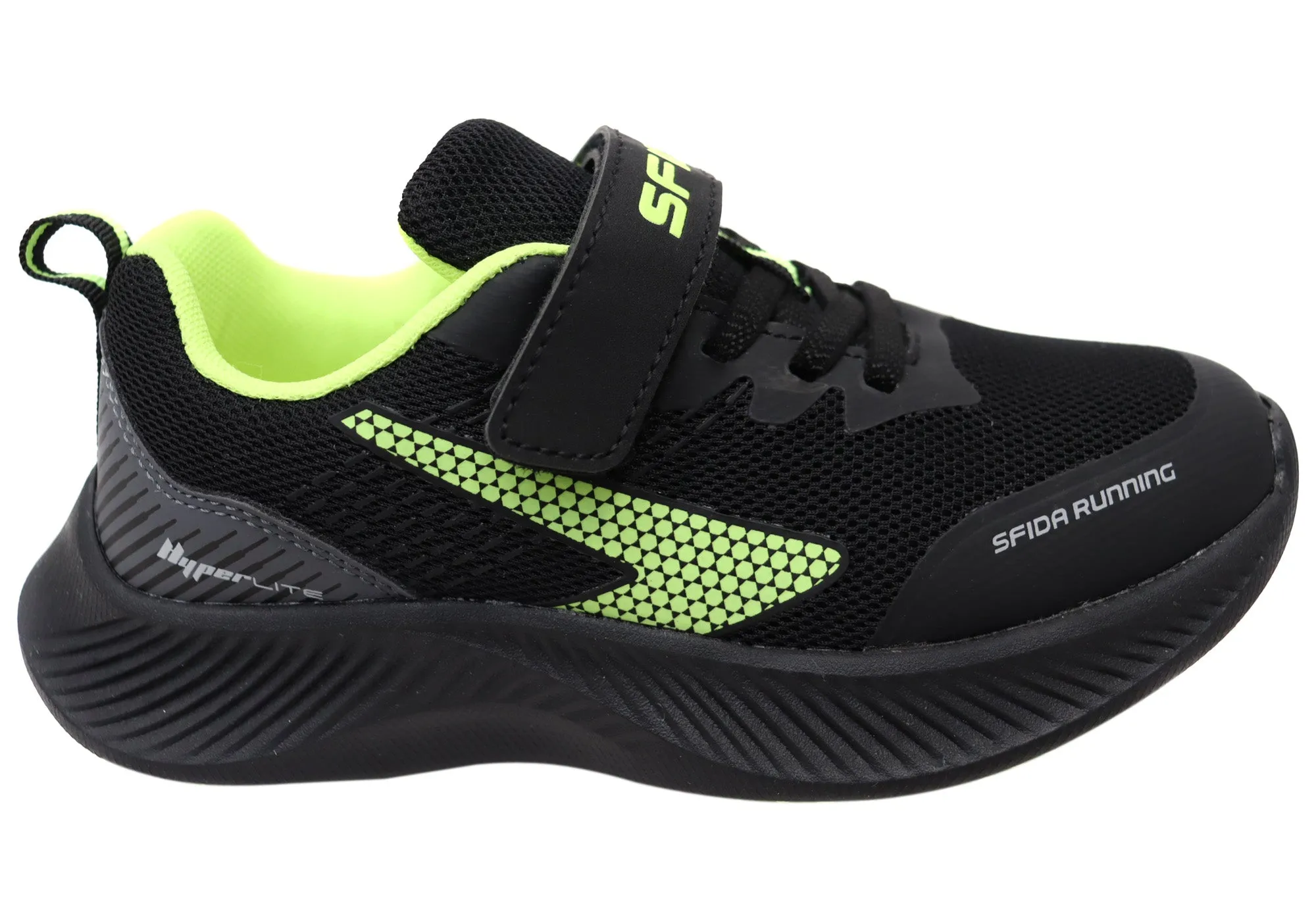 Sfida Kaleido Kids Boys Comfortable Adjustable Strap Athletic Shoes Breathable Material Middle school kids' items