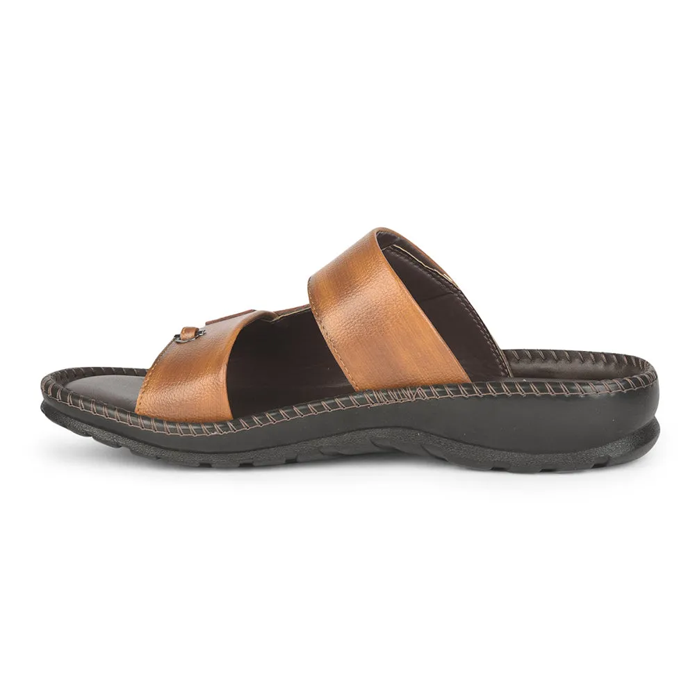 Eva Midsole Coolers Casual (Tan) Slippers For Men AVN-21 By Liberty