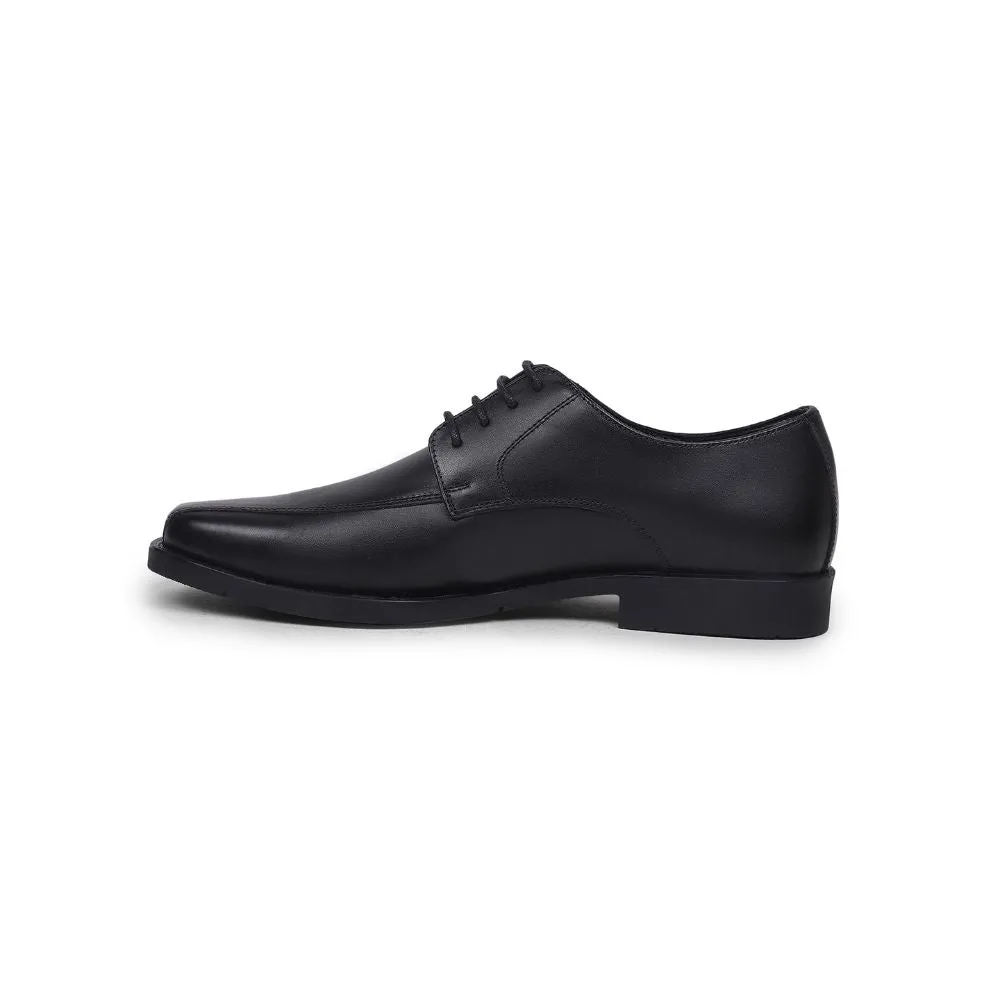 Fortune By Liberty Men ECO-01E Black Formal Lacing Shoes Canvas Material