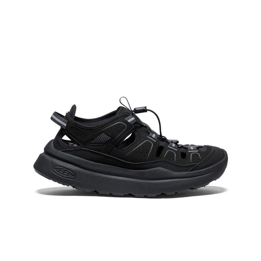 Ergonomic Shape Women's WK450 Walking Sandal  |  Black/Black