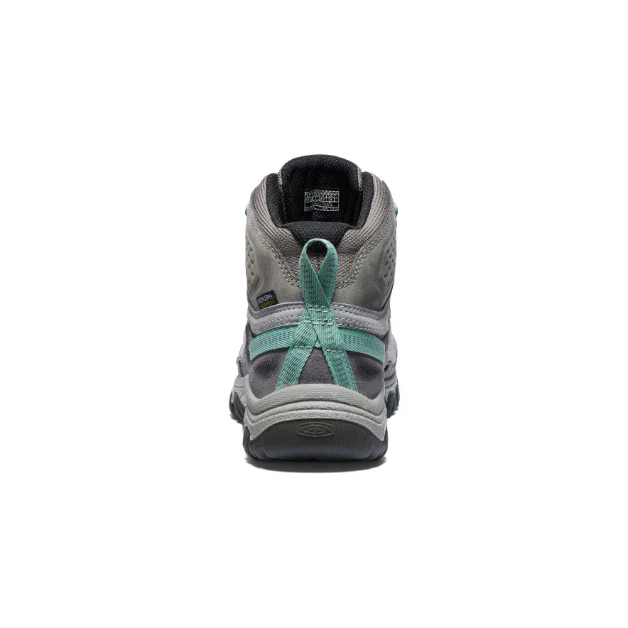 Comfy And Trendy Women's Targhee IV Waterproof Hiking Boot  |  Alloy/Granite Green