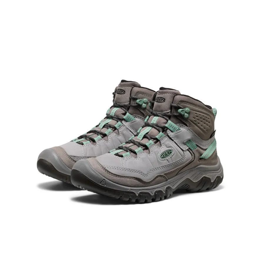 Women's Targhee IV Waterproof Hiking Boot  |  Alloy/Granite Green Ankle wrap Breathable Lining
