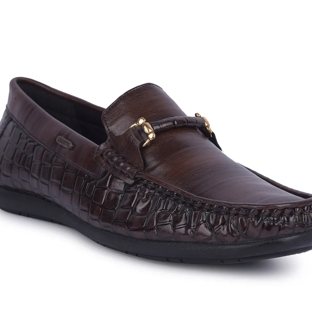 Mid Rise Power Shade Fortune Brown Casual Non Lacing Shoes For Men OSL19 By Liberty