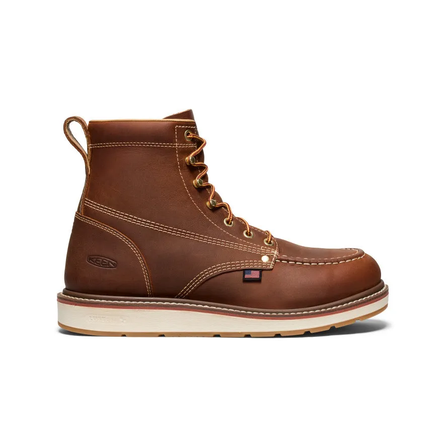 Transit Fit Men's Liberty 6" Boot (Soft Toe)  |  Leather Brown/Birch