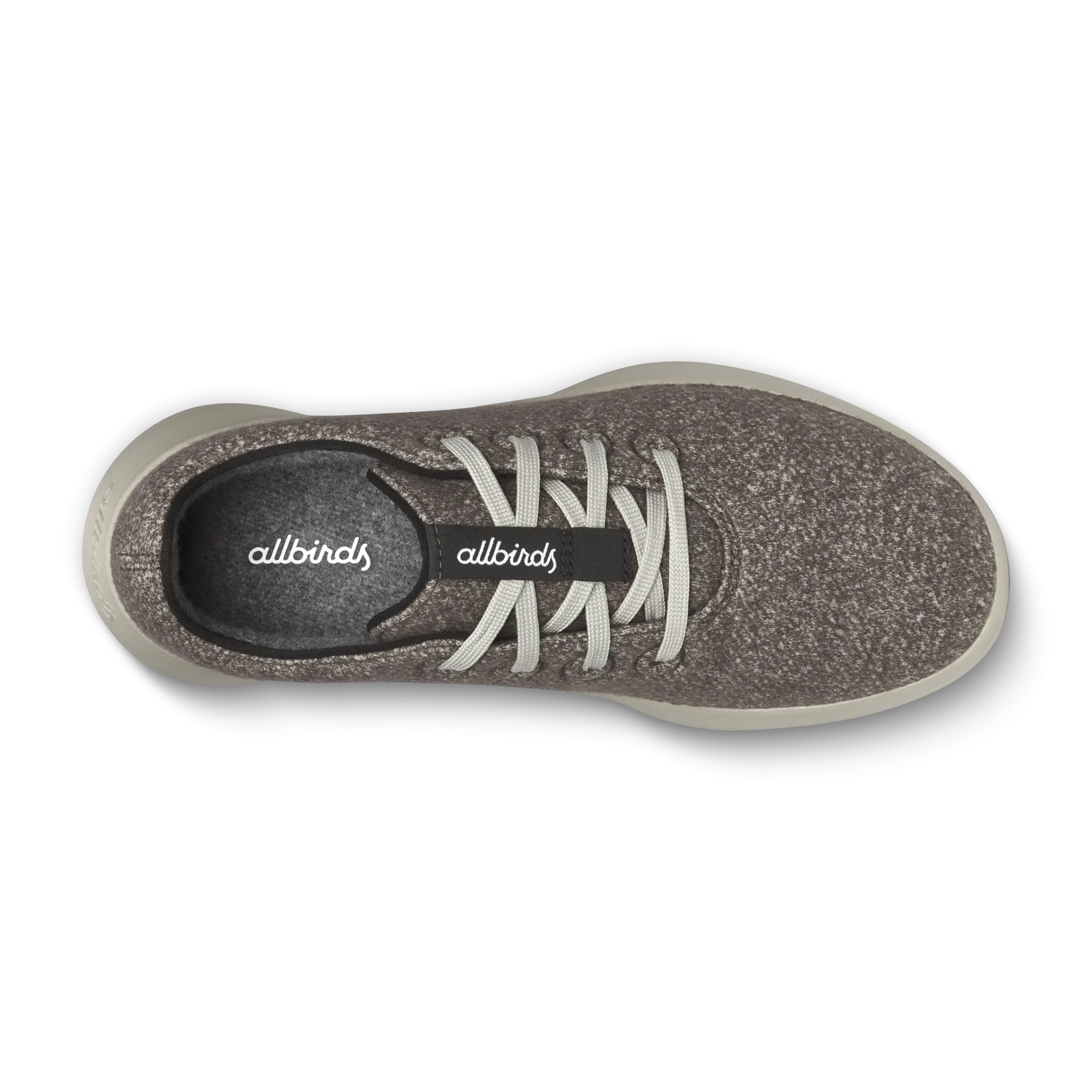 Narrow Toe Box Women's Wool Runner Go - Rustic Brown (Weathered Grey Sole)