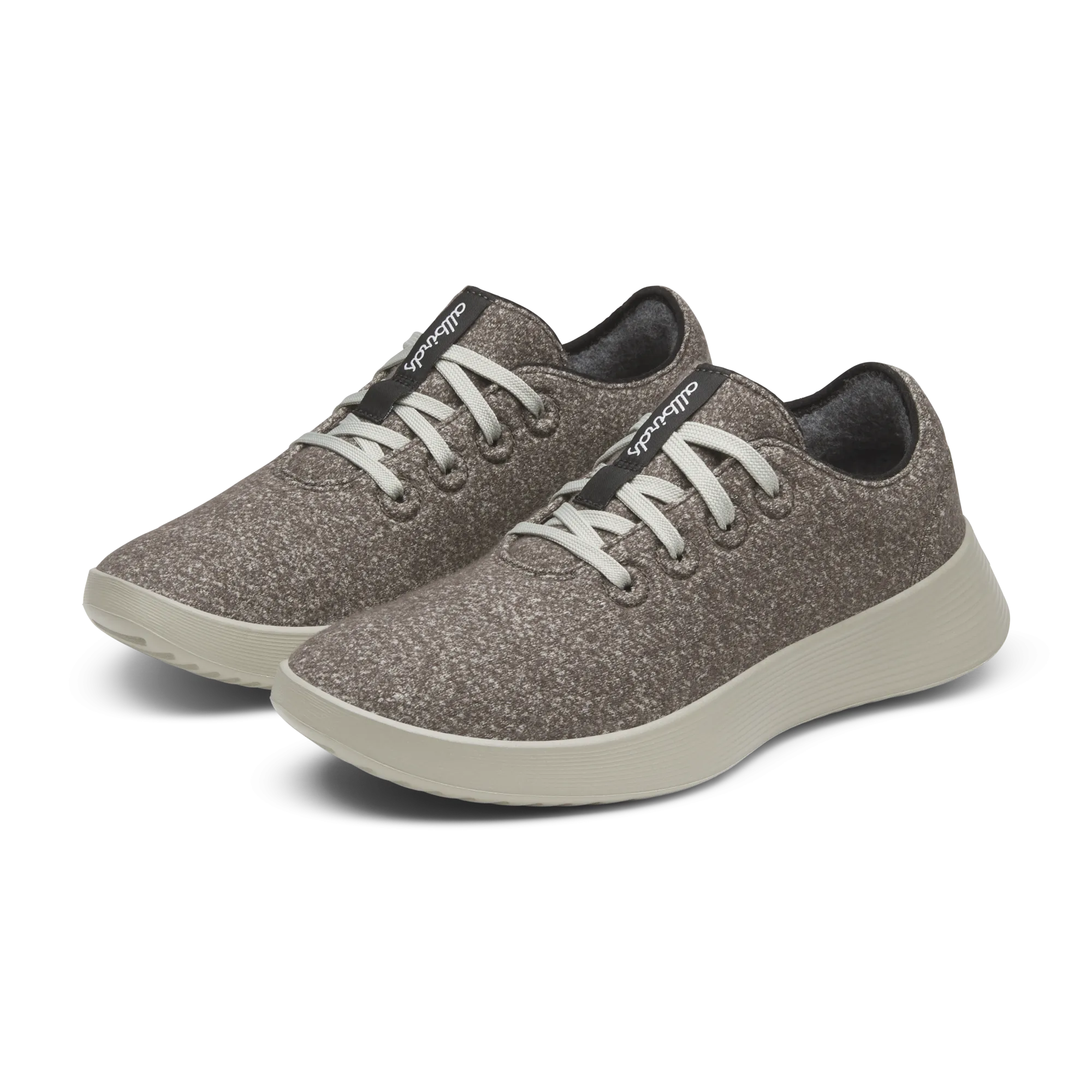 Slip   On Style Casual Women's Wool Runner Go - Rustic Brown (Weathered Grey Sole)