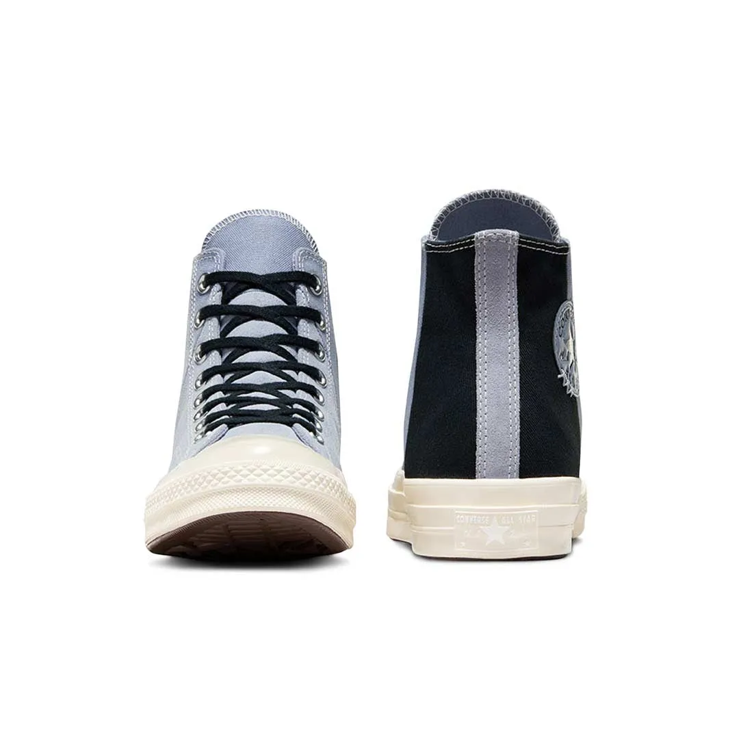 Silver Shine Converse - Unisex Chuck 70 High Top Shoes (A06535C)