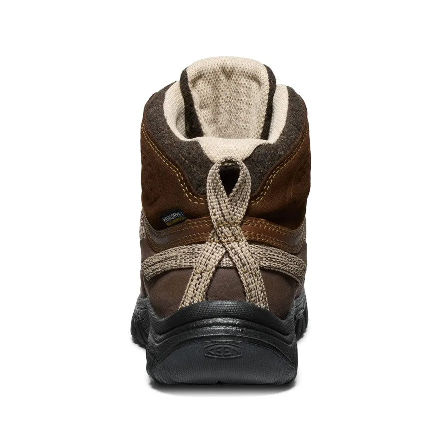 Photo Glam Daily Chill Women's Targhee IV Waterproof Hiking Boot x Hikerkind  |  Dark Earth/Dark Earth