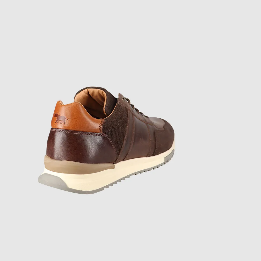 Structured Choice Wave Casual Shoes Dark Brown