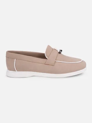 Work Ready Women's Khaki Trendy Slip On (IU2005)
