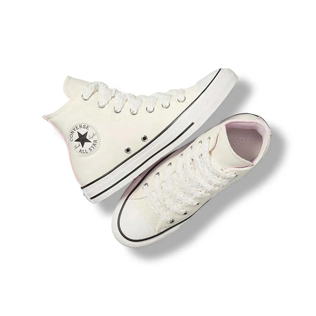 Converse - Women's Chuck Taylor All Star Crochet Laces High Top Shoes (A10686C) Durable Build Trail Running