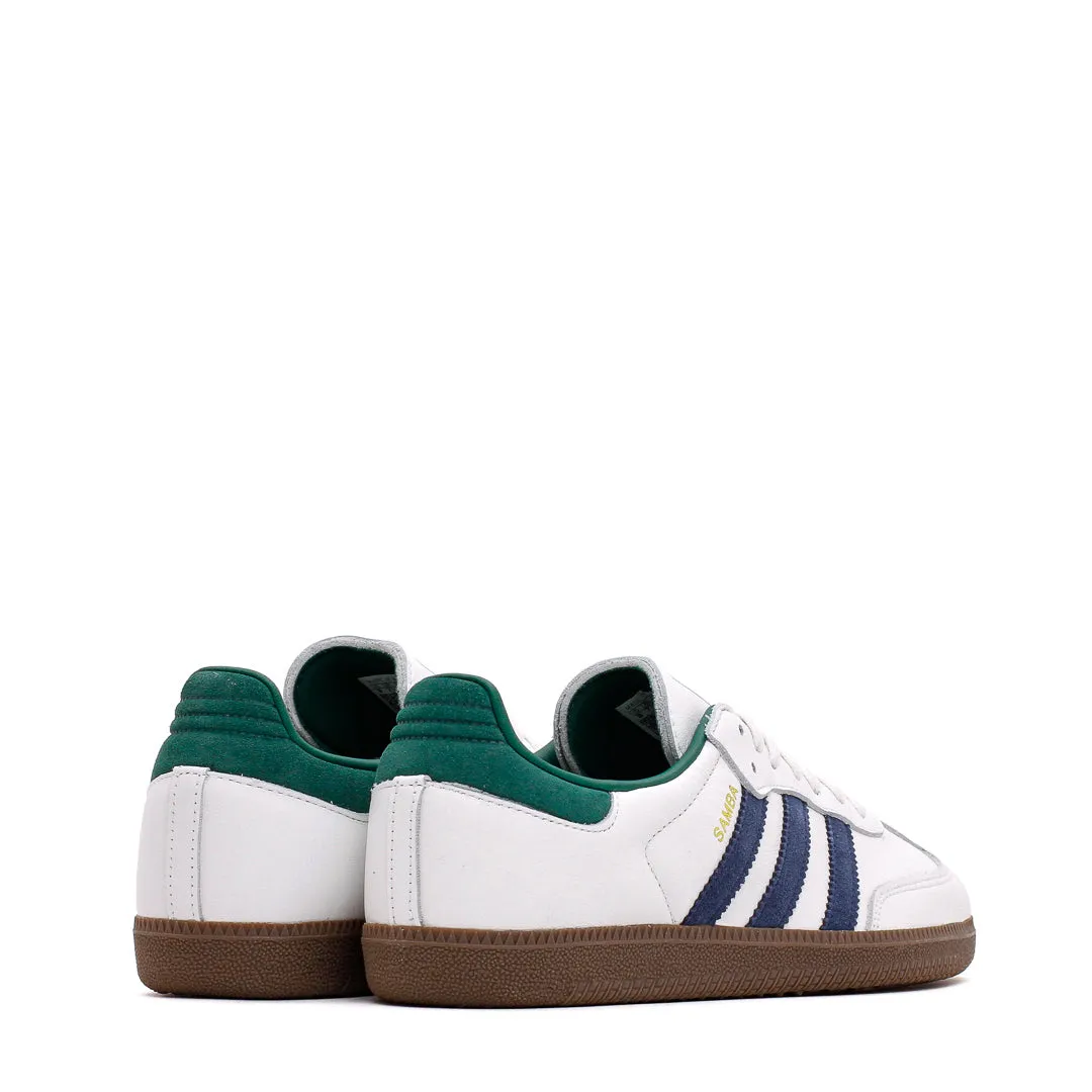 Adidas Men Samba OG White Green IH4882 Sweat Resistant Gym Workout