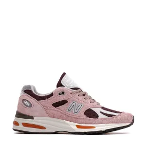 New Balance Unisex Made in UK 991v2 Deauville Mauve Fig U991PR2 Soft Tone