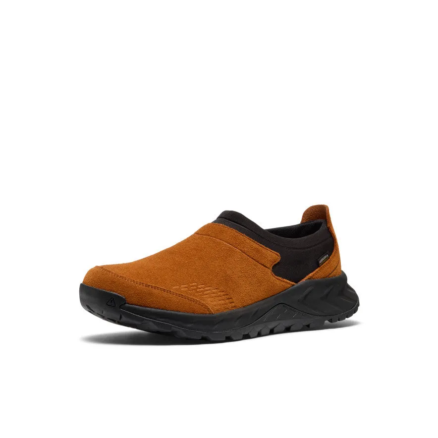 Recycled Rubber Men's TTS Moc Waterproof Sneaker  |  Roasted Pecan/Black