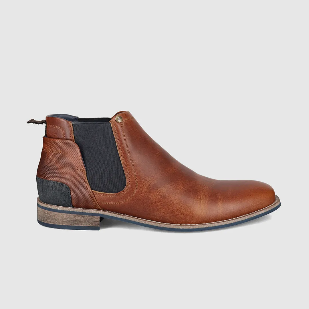 Reliable Choice Contemporary Mood Dion Chelsea Boots Tan