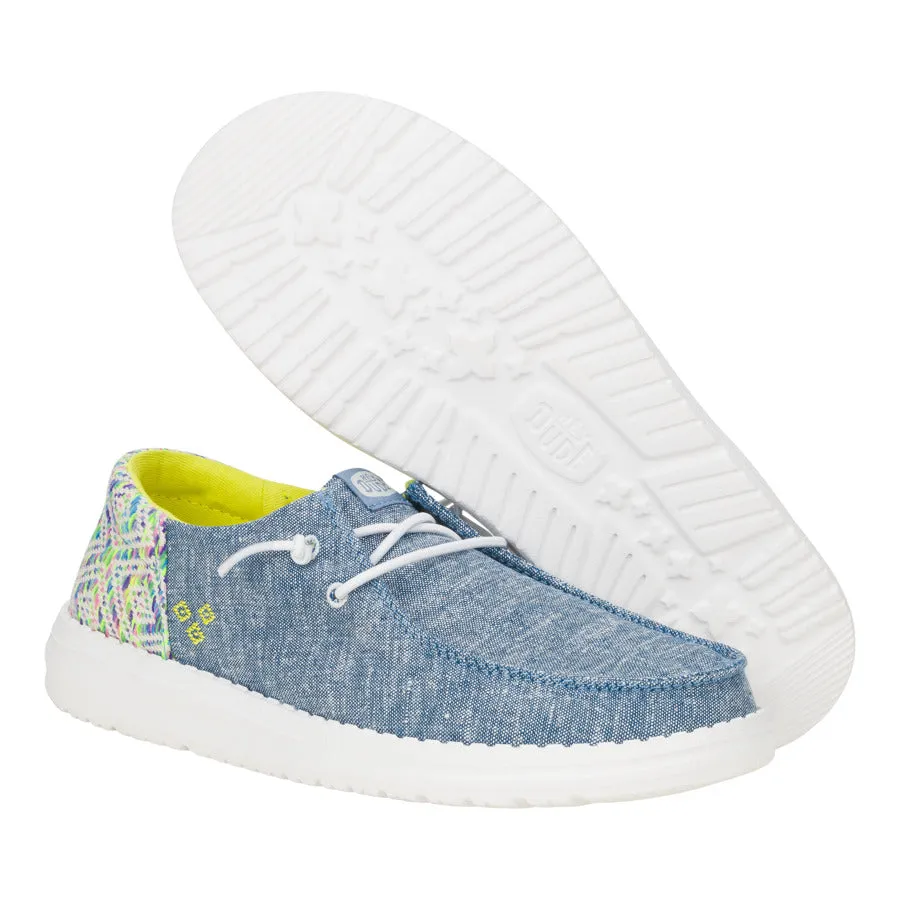 Heel Safe Match Fit Wendy Funk Surf Baja - Blue/Multi