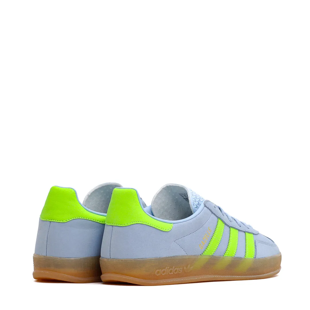 Adidas Women Gazelle Indoor Clear Sky Solar Green JI1372 Gift Easy