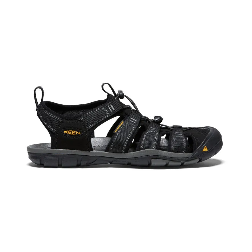 Men's Clearwater CNX  |  Black/Gargoyle Wedge Sole Relaxation Shoes