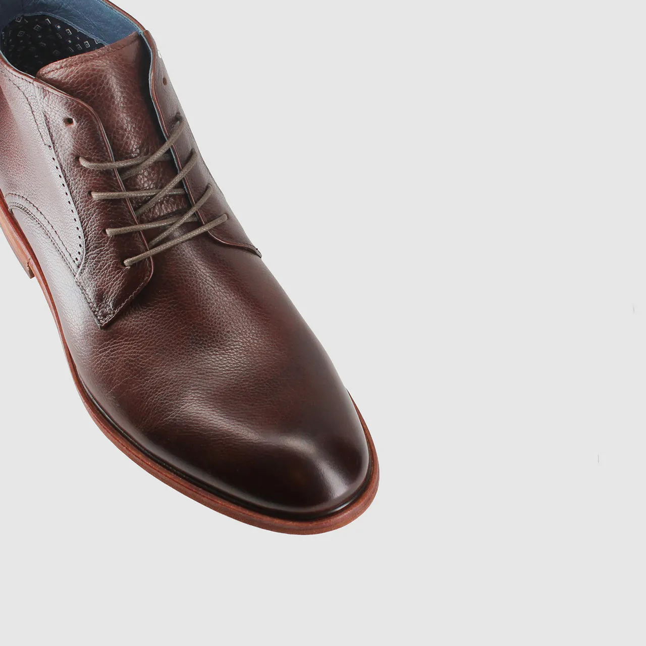 Basel Lace Up Boots Dark Brown Transitional Look Insulated Rainy Day Commuter