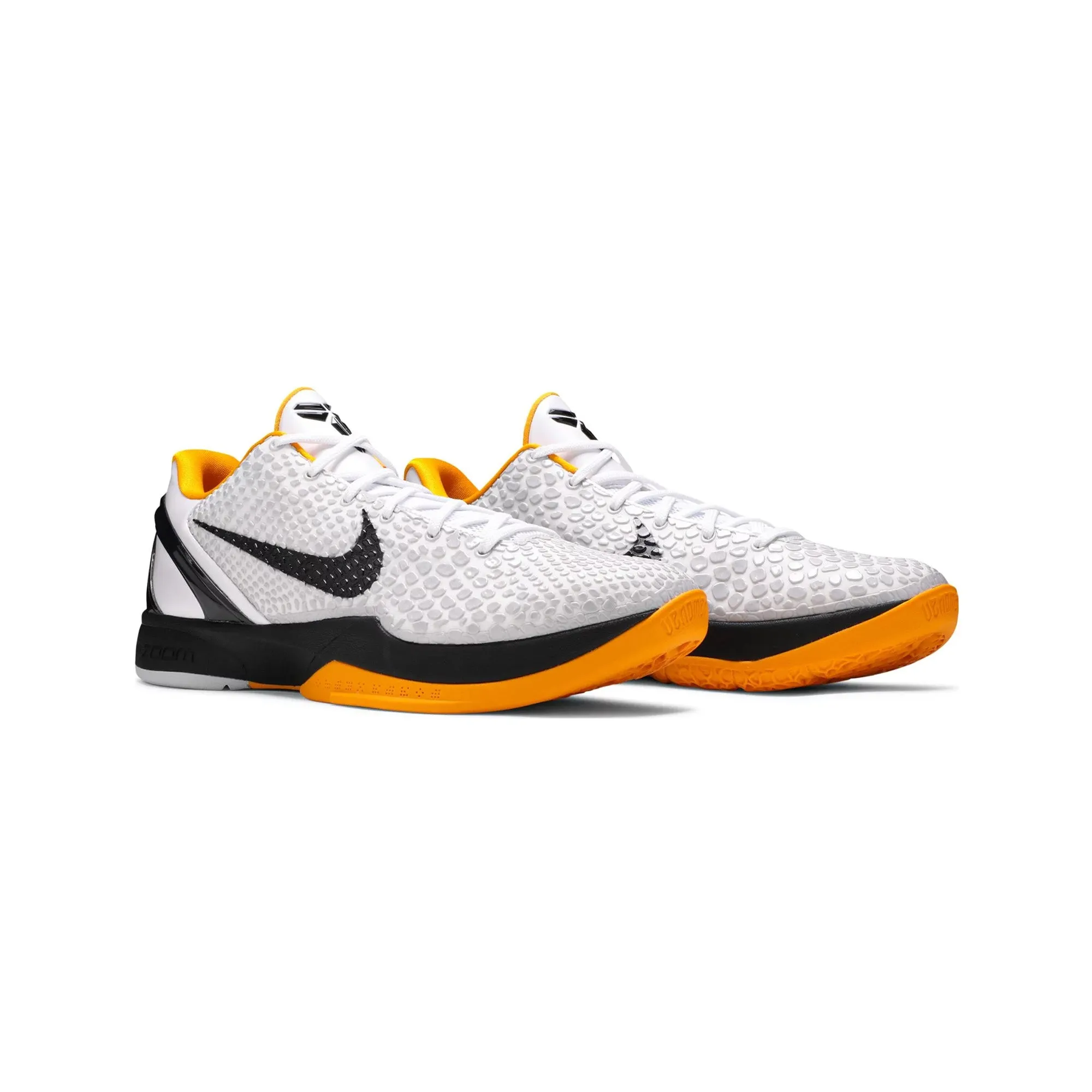 Couple Pair Comfort footbed Nike Kobe 6 Protro Playoff Pack 'White Del Sol' (2021)