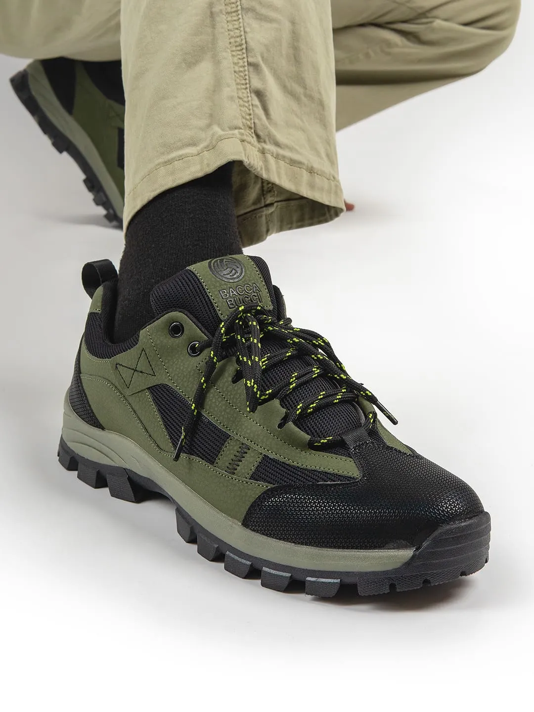 Bacca Bucci FOREST Low-Top Hiking Boots for Men Non Slip Office Workers