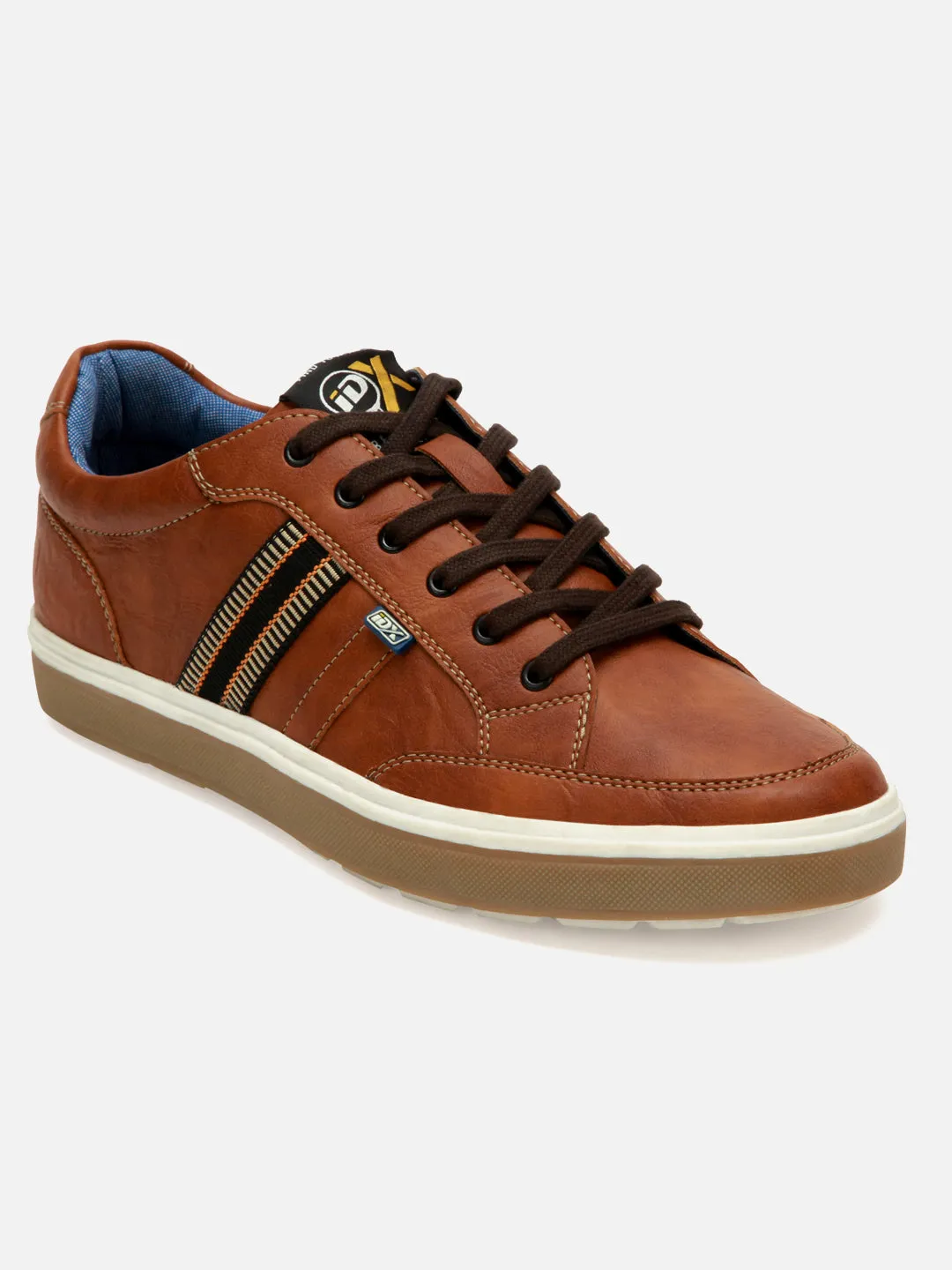 Peak Step Men's Tan Lace Up Casual (IX1018)