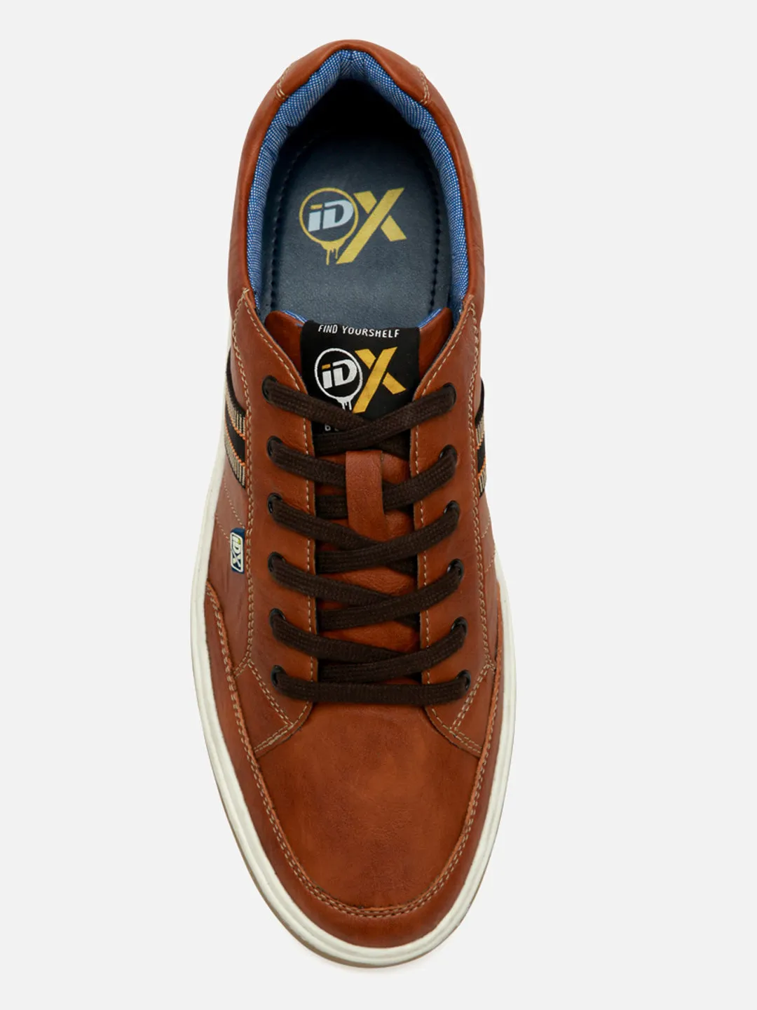 Swim Ready High Top Men's Tan Lace Up Casual (IX1018)