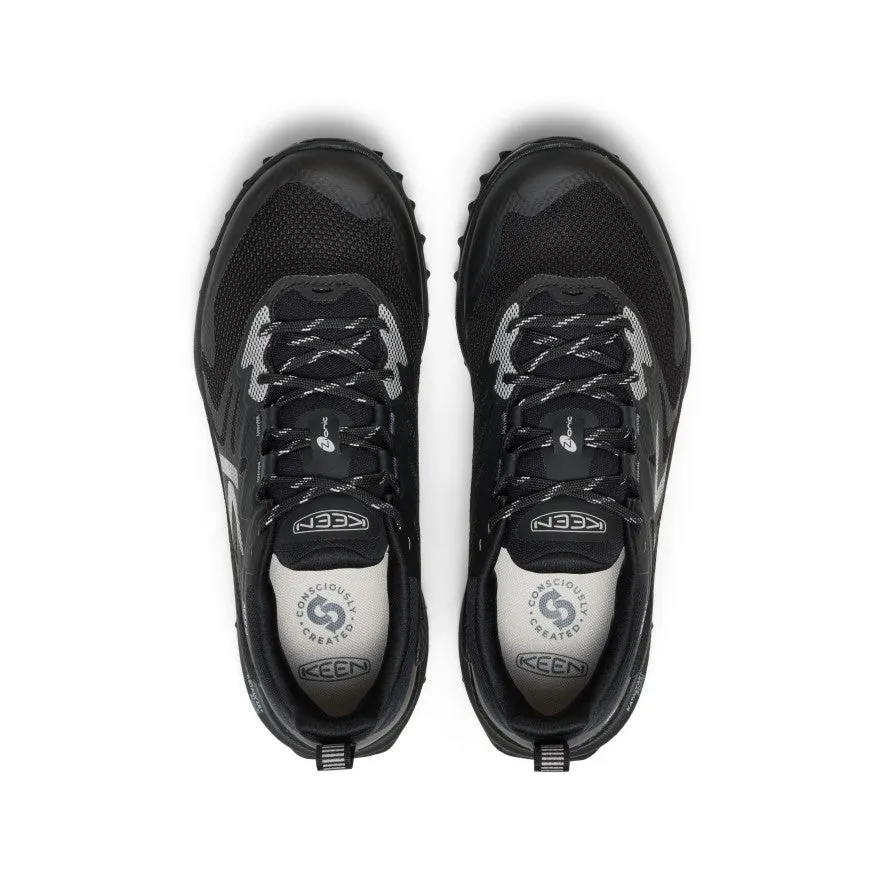 Comfort Relax Step Comfort Sandal Fit Men's Zionic NXT Waterproof Hiking Shoe  |  Triple Black