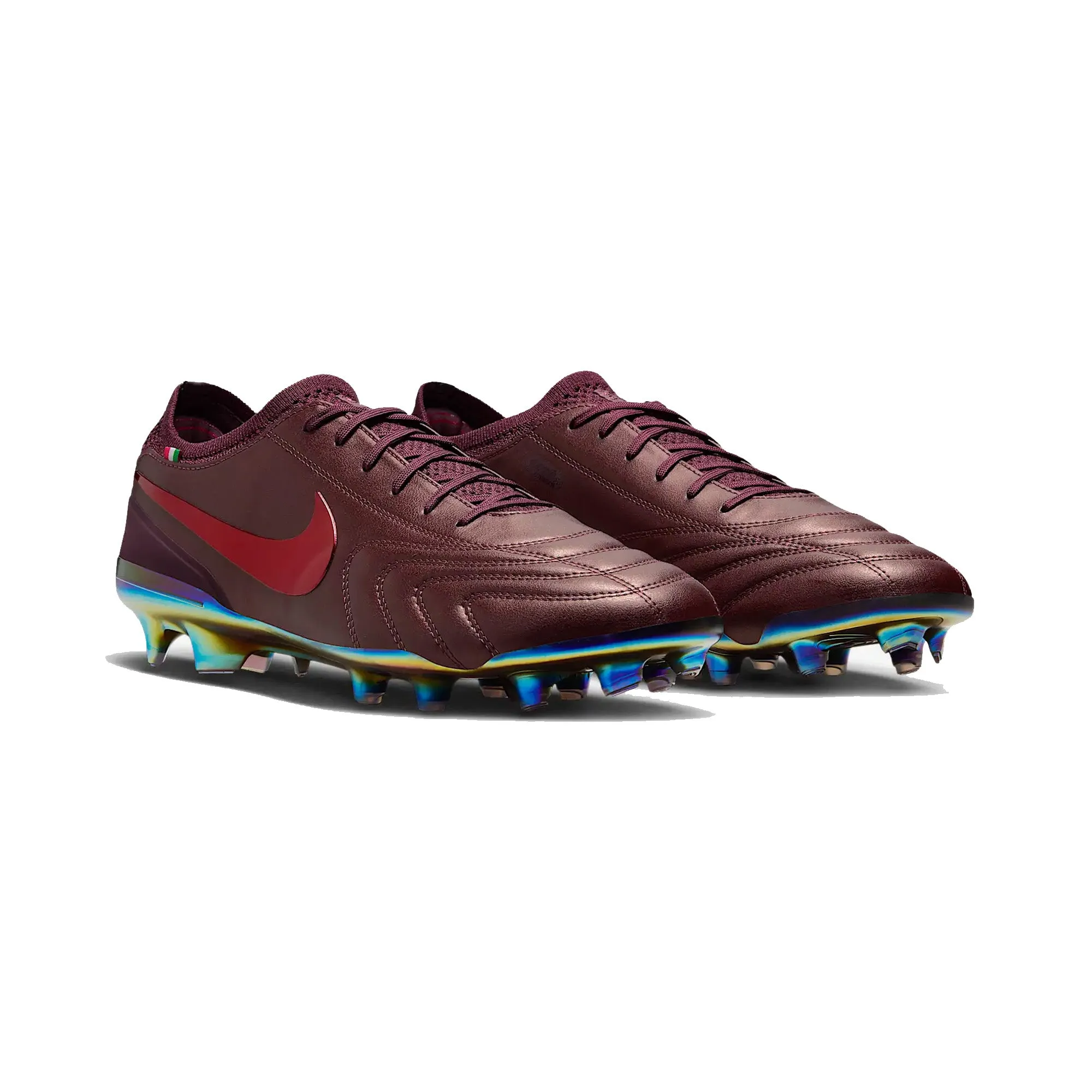 Nike Tiempo Legend 10 Elite Luxe FG 'Montebelluna Leather Port Wine' (2025) Durable outsole