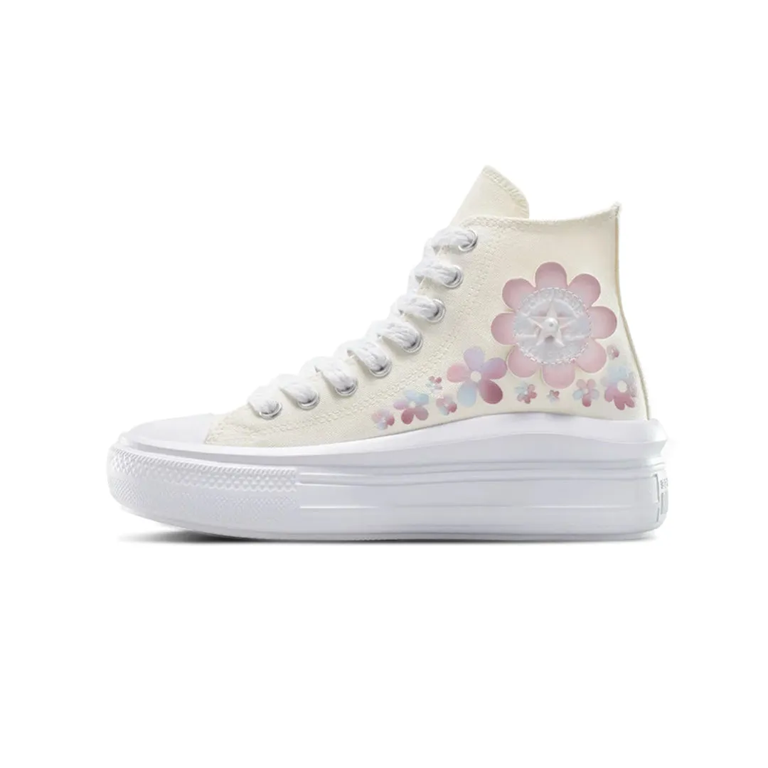 photo shoot Shine Tone Converse - Women's Chuck Taylor All Star Move High Top Shoes (A14270C)