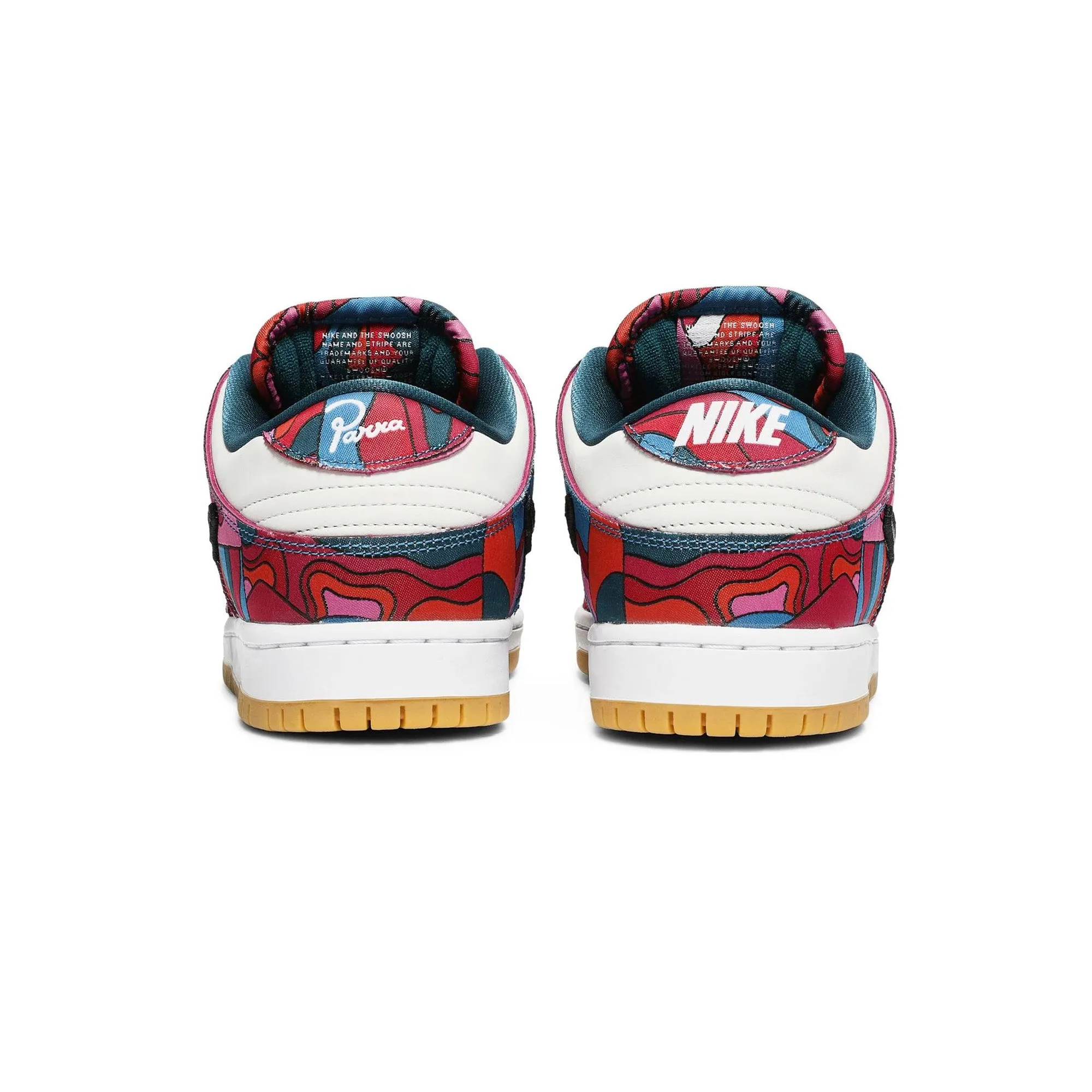 SB Dunk Low x Parra 'Abstract Art' Cushioned heel Stylish