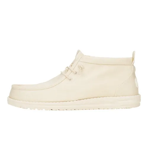 Rock Path Pair Quick Wally Mid Stretch Canvas - Bone White