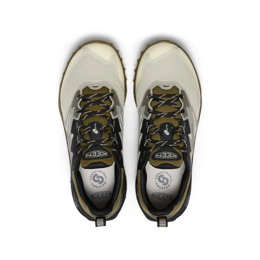Sturdy Build Men's Zionic NXT Waterproof Hiking Shoe  |  Abbey Stone/Dark Olive