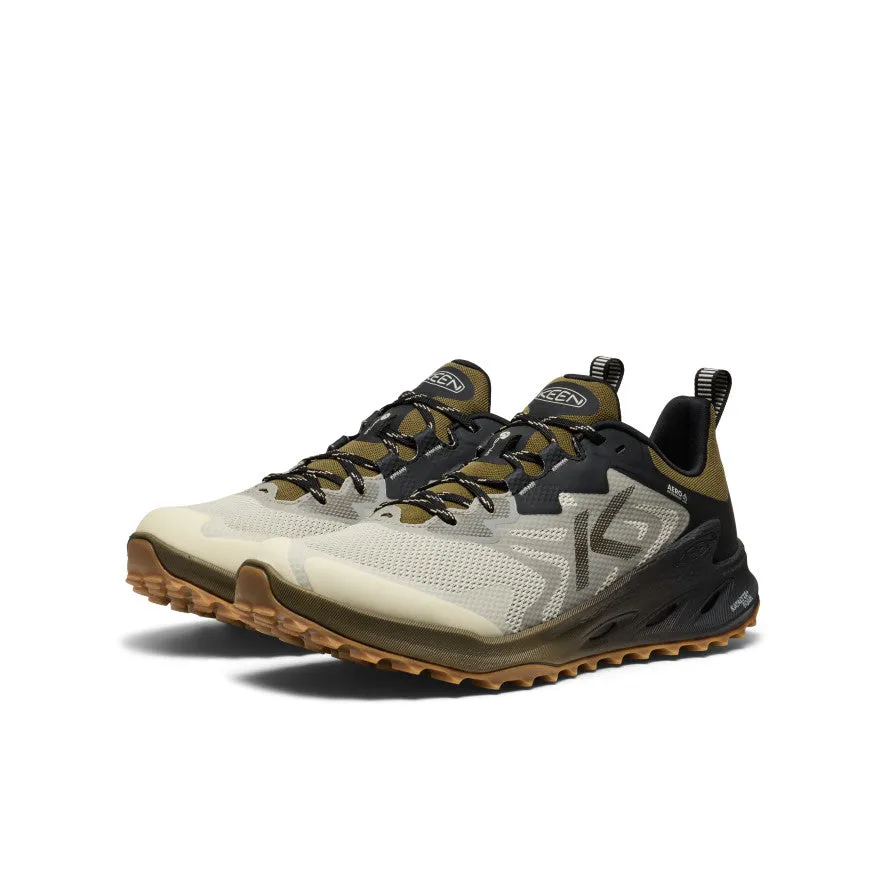 Black Edge All Weather Everyday Users Men's Zionic NXT Waterproof Hiking Shoe  |  Abbey Stone/Dark Olive