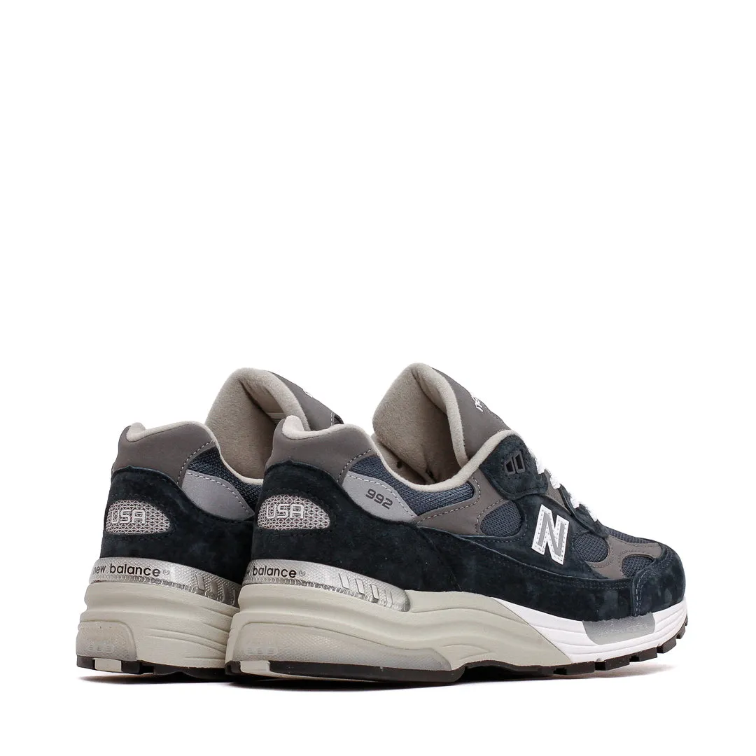 Breathable mesh New Balance Unisex Made in USA 992 Navy U992NY