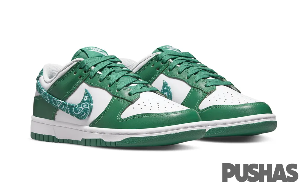 Denim Cool Style Base Dunk Low 'Essential Paisley Pack Green' Women's (2022)